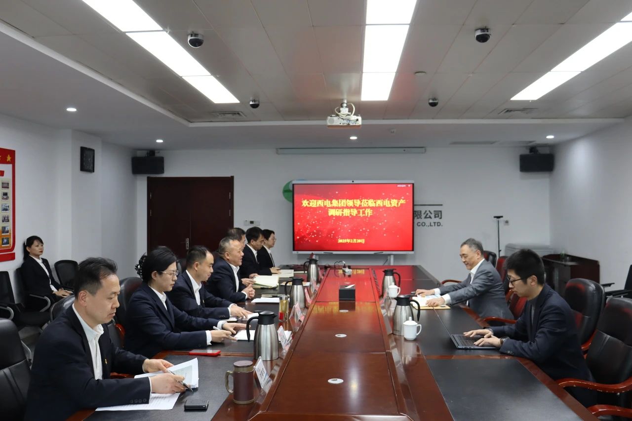 球友会党委书记、董事长、总经理韩兵到西电资产调研
